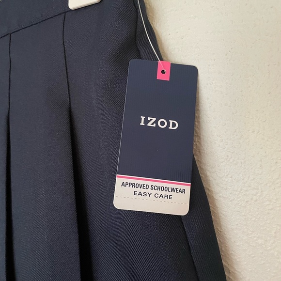 COPY - IZOD Girls Skirt w/Skort School Uniform Size 16 Regular - Picture 2 of 5